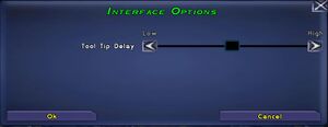 In-game interface setting.