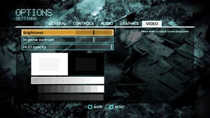 In-game video settings (for multiplayer).