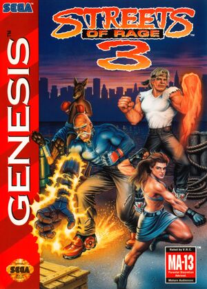 Streets of Rage 3 cover