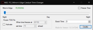 MEC Time Changer's GUI