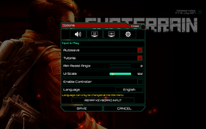 In-game input and gameplay settings.