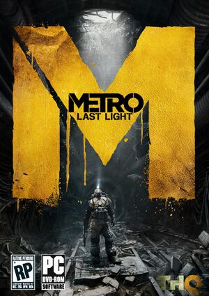Litterær kunst provokere Beundringsværdig Metro: Last Light - PCGamingWiki PCGW - bugs, fixes, crashes, mods, guides  and improvements for every PC game