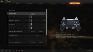 In-game Controller Settings