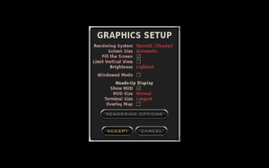 In-game general graphics settings.