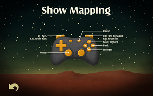 In-game gamepad layout diagram.