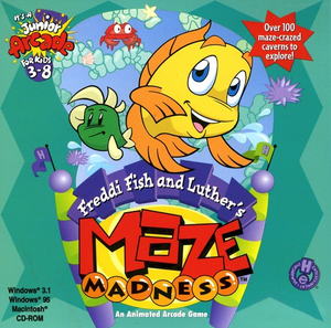 Freddi Fish and Luther's Maze Madness cover