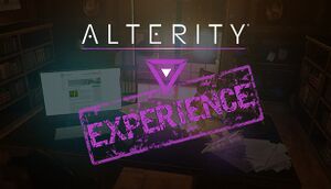 ALTERITY EXPERIENCE cover
