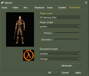 Multiplayer settings (Steam version)