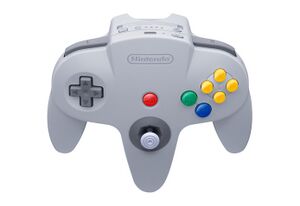 Nintendo 64 Controller for Switch with additional screenshot button, home button, pairing button, and ZR button, which serves as the - button.