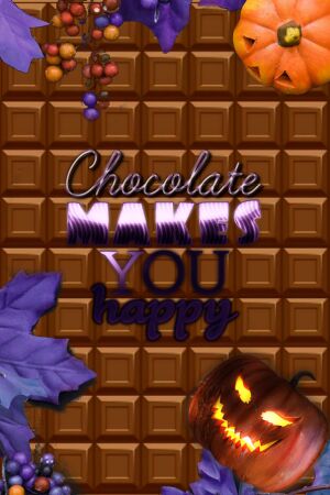 Chocolate Makes You Happy: Halloween cover