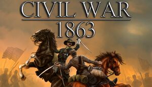 Civil War: 1863 cover