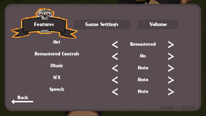 In-game features settings