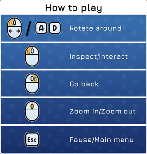 Mouse/keyboard control scheme