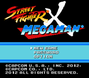 Street Fighter X Mega Man cover