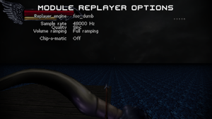 Module Replayer Options