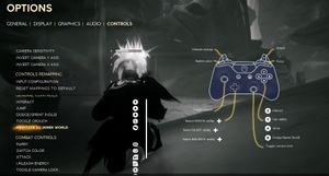 Control settings (Xbox 360 Controller).