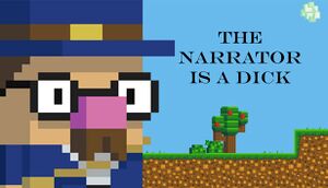 The Narrator Is a DICK cover