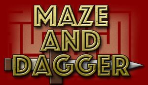 Maze And Dagger cover