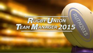 Rugby Union Team Manager 2015 cover