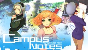 Campus Notes - forget me not. cover