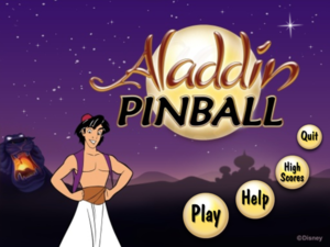 Aladdin Pinball cover