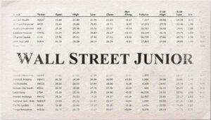 Wall Street Junior cover