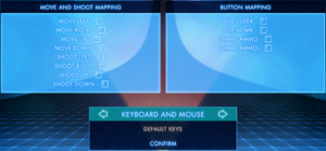 In-game keyboard/mouse settings.