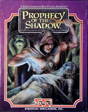 Prophecy of the Shadow cover
