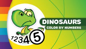 Color by Numbers - Dinosaurs cover