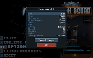 In-game keyboard settings.