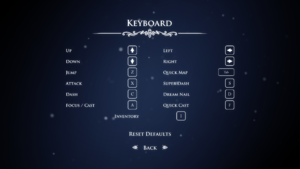 Keyboard settings
