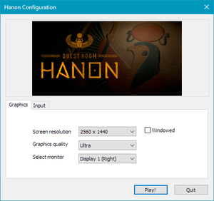 Launcher video settings dialog accessed by holding down ⇧ Shift during game startup.