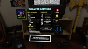 Launcher emulator settings.