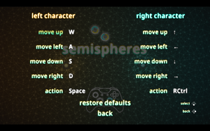 In-game keyboard remapping settings.