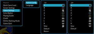 Button Config Settings