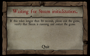 'Waiting for Steam initialization...'