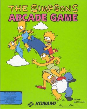 The Simpsons Arcade Game cover