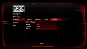 In-game Language and Subtitles Settings