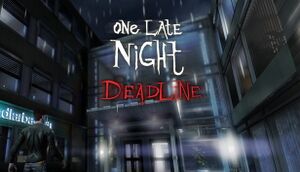 One Late Night: Deadline cover