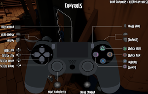 In-game controller layout.