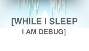 While I Sleep I Am Debug cover