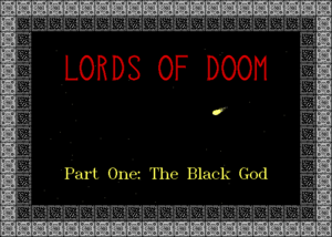 Lords of Doom: The Black God cover