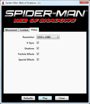 Spider-Man: Web of Shadows - PCGamingWiki PCGW - bugs, fixes, crashes,  mods, guides and improvements for every PC game