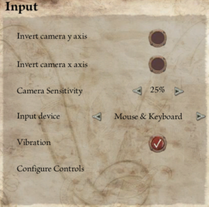 in-game input settings.