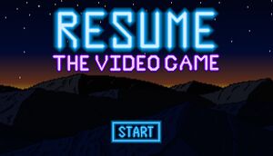 Resume: The Video Game cover