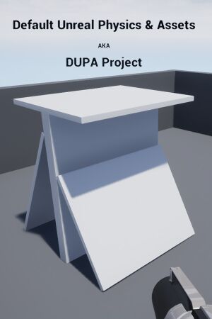 Default Unreal Physics and Assets AKA DUPA Project cover