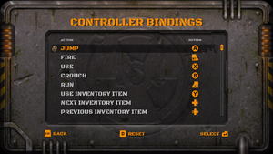 Controller bindings