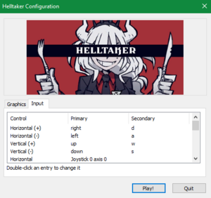 Helltaker External Input Settings