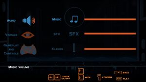 In-game Audio Settings