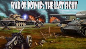 War of Power: The Last Fight cover